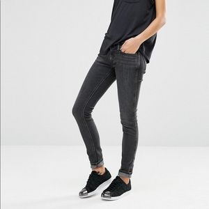 Levi’s Line 8 Rocker Low Rise Skinny Jeans